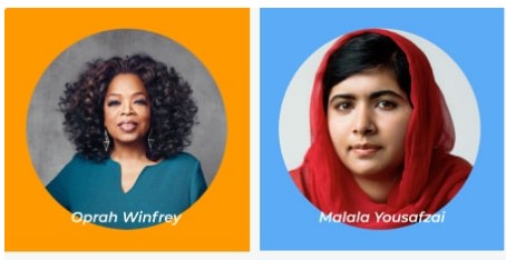 Portrait collage of successful women leaders who broke barriers.